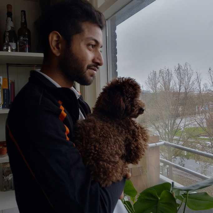 Rishabh & Mrinal, dierenoppas in Delft, foto 5