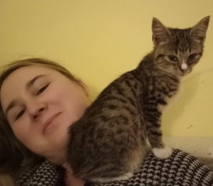 Andrea, Kattenoppas in Oud Alblas
