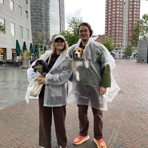 Olesia, Hondenoppas in Amsterdam