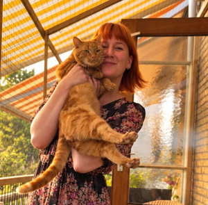 Romy, Kattenoppas in Oud Alblas